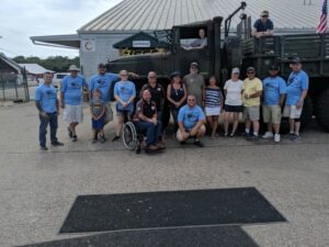 2019 Car Show - Photo with family of SGT Joseph Collette, just after presenting check to them
